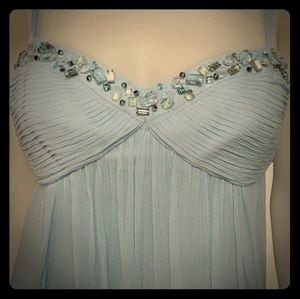 BCBG Beaded Chiffon Gown